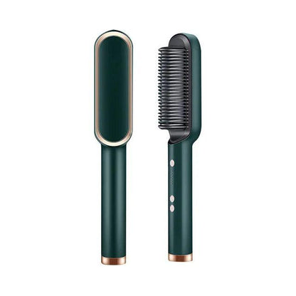 Easy-to-Use Electric Hair Straightening Brush for Smooth Hair