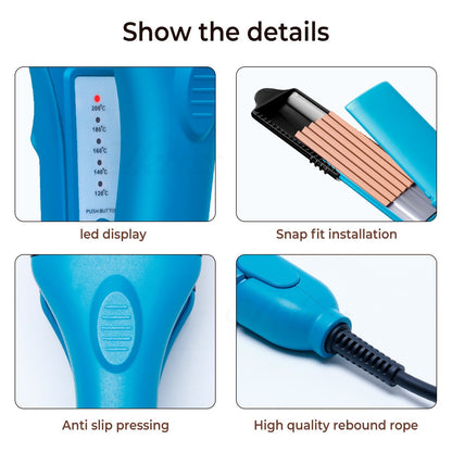 Cute Pattern Hair Styler - Electric Straightener & Curler