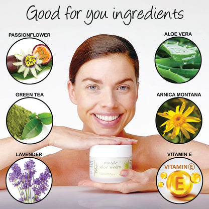 Natural Aloe Vera Body Moisturizer Cream 237ml