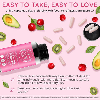 Natural Women's Probiotic for Vaginal Health & Digestion