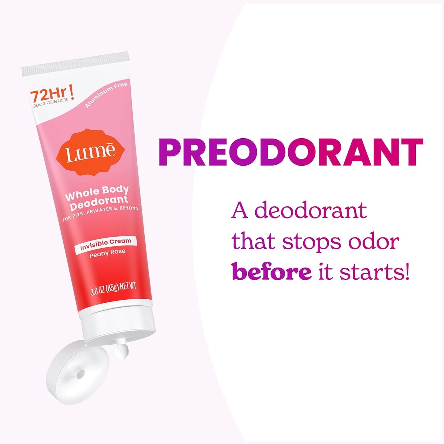 Natural Long Lasting Body Deodorant 2x 85g
