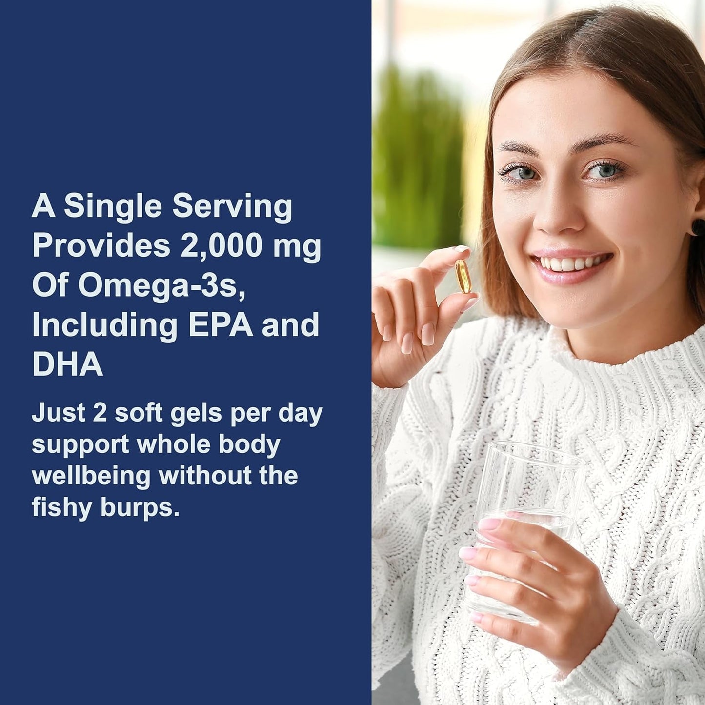 Premium Omega 3 Soft Gels for Heart and Eye Health
