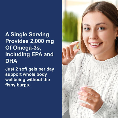 Premium Omega 3 Soft Gels for Heart and Eye Health