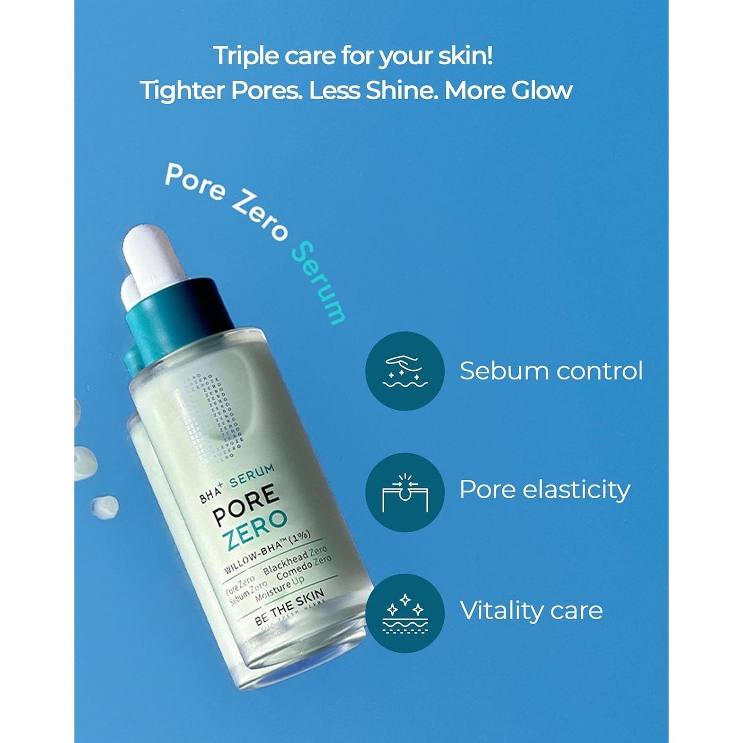 Gentle Pore Minimizing Exfoliating Serum for Clear Skin