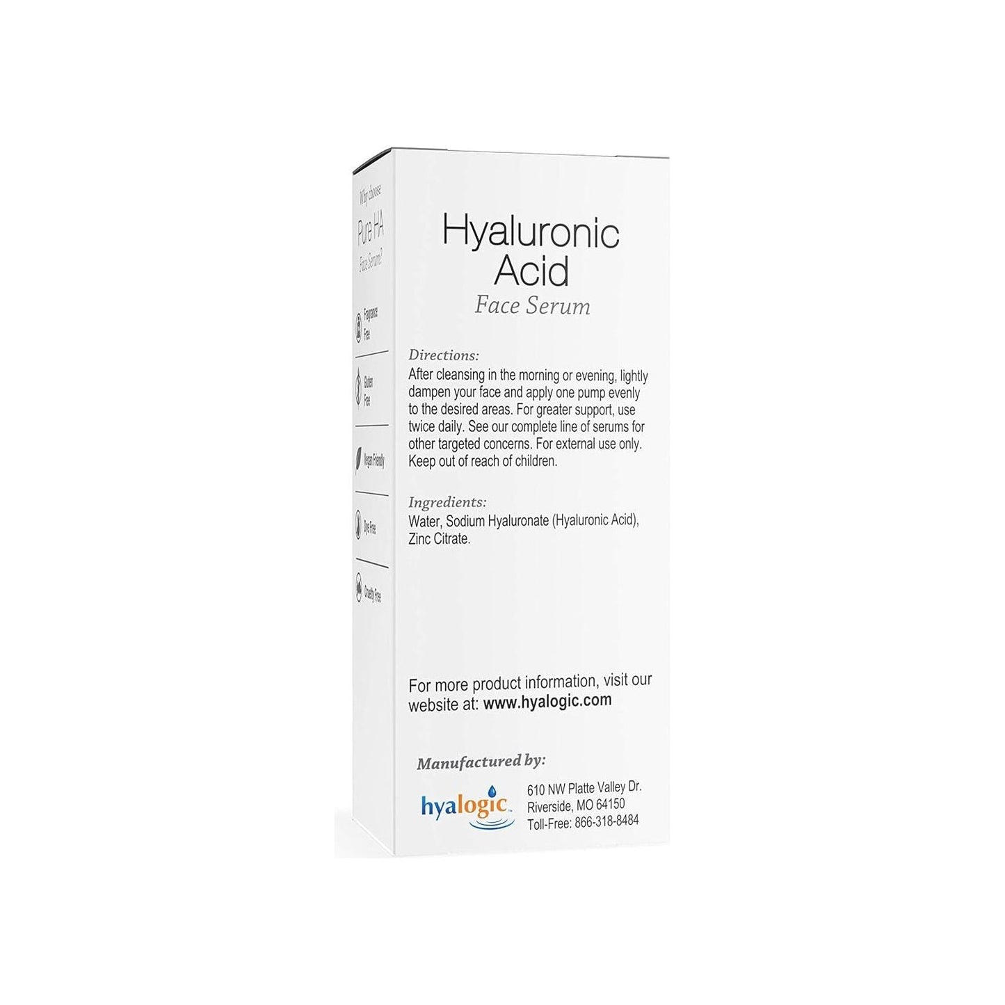 Natural Hydrating Face Serum 30ml