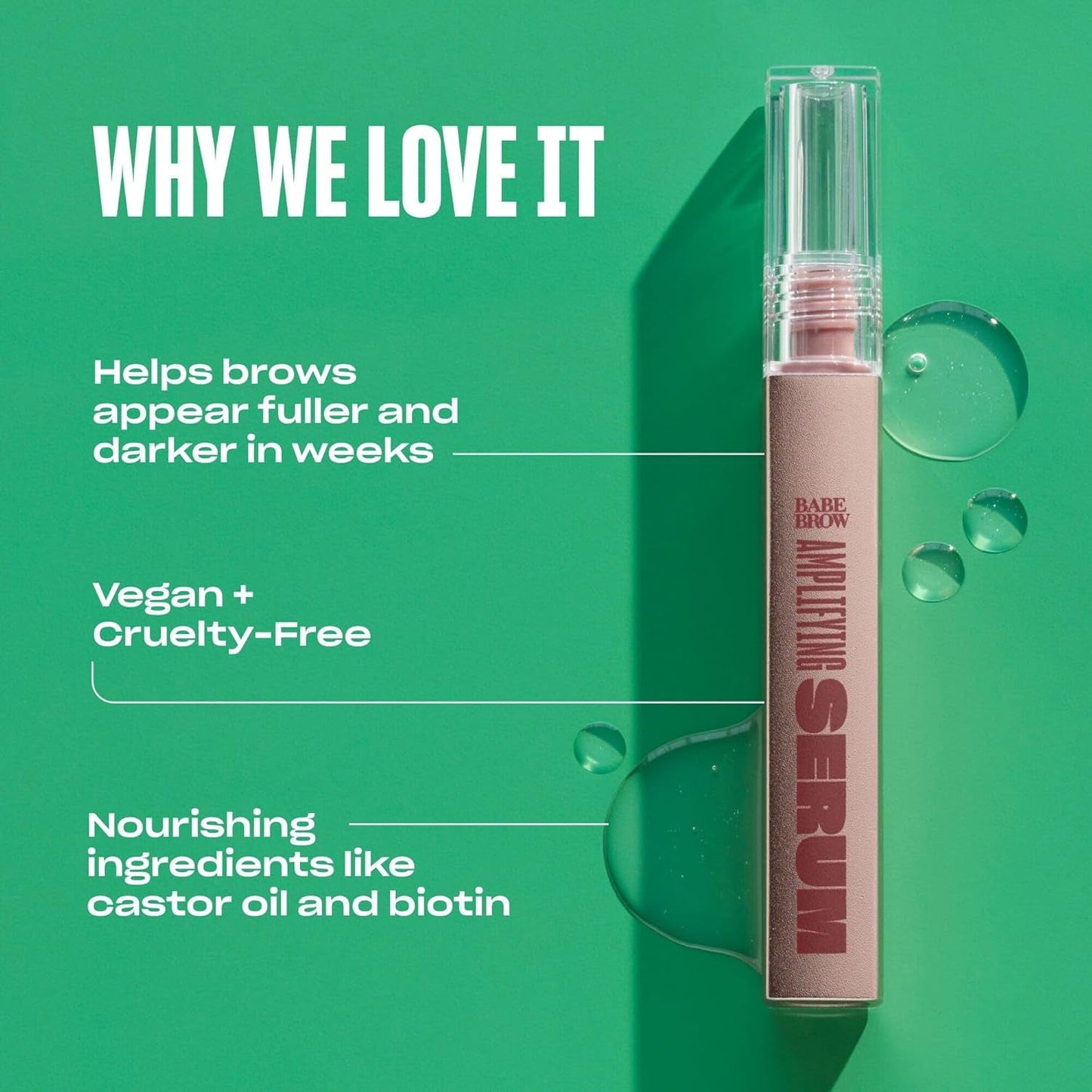 Natural Brow Enhancing Serum for Thicker Eyebrows