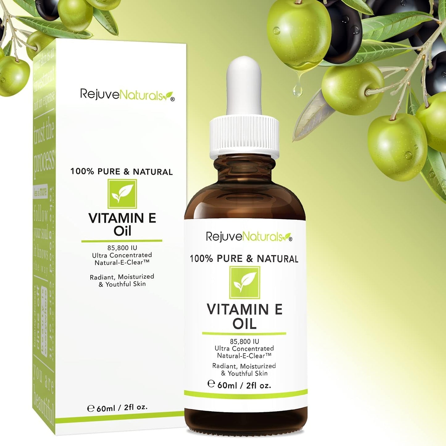 Natural Vitamin E Oil for Glowing Skin Care