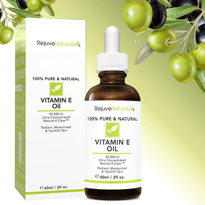 Natural Vitamin E Oil for Glowing Skin Care