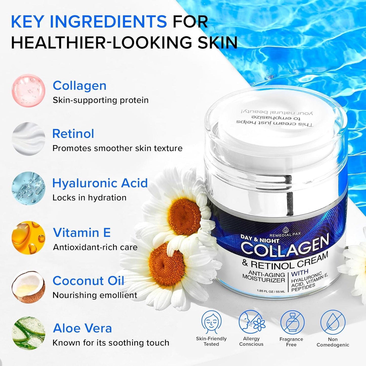 Anti Aging Collagen Cream for Day and Night