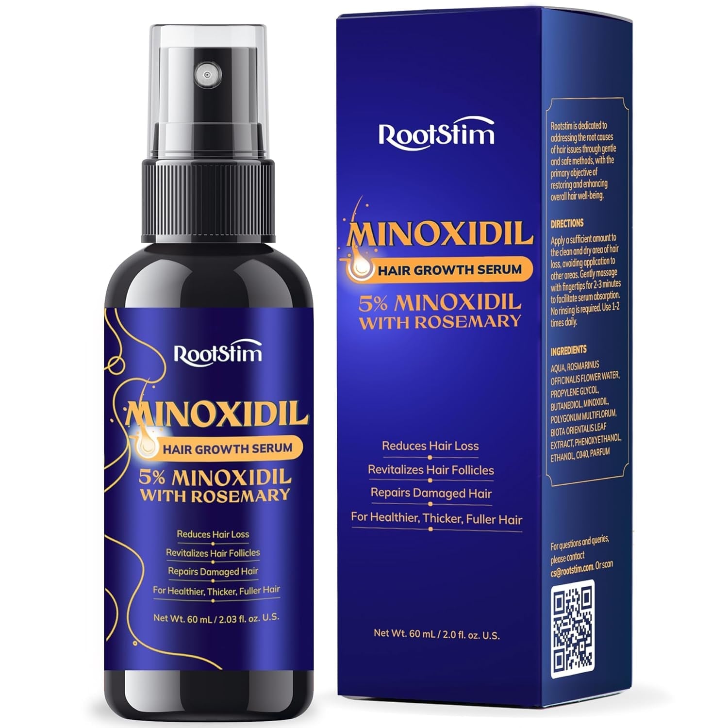 Strong Hair Regrowth Serum for Men and Women - Mycosmeticslondon