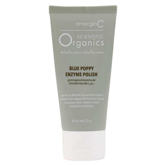 Natural Blue Poppy Face Exfoliator & Brightening Scrub - Mycosmeticslondon