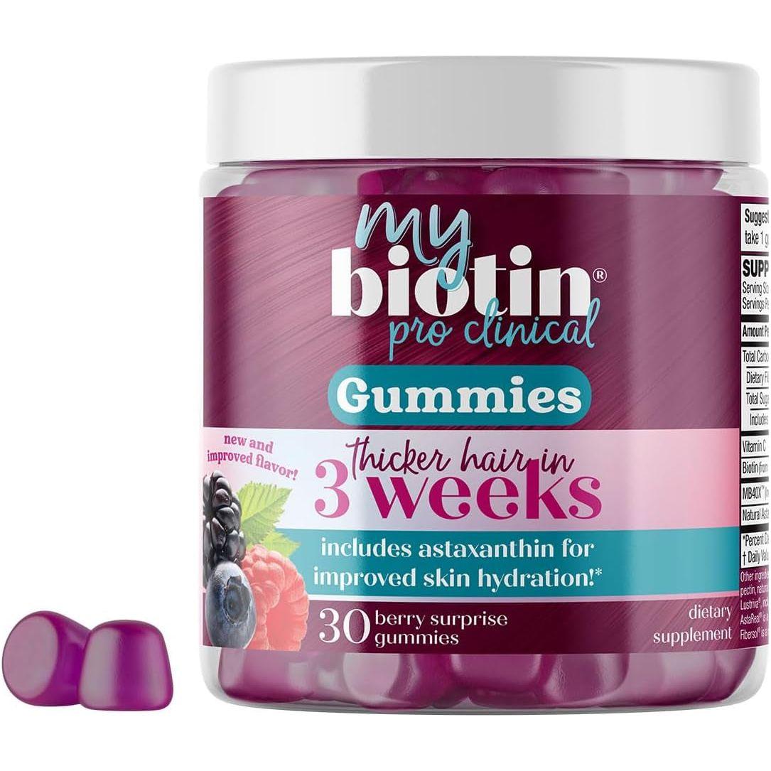 Vitamin Biotin Gummies for Hair and Skin Health - Mycosmeticslondon