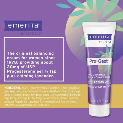 Natural Progesterone Cream with Lavender for Women