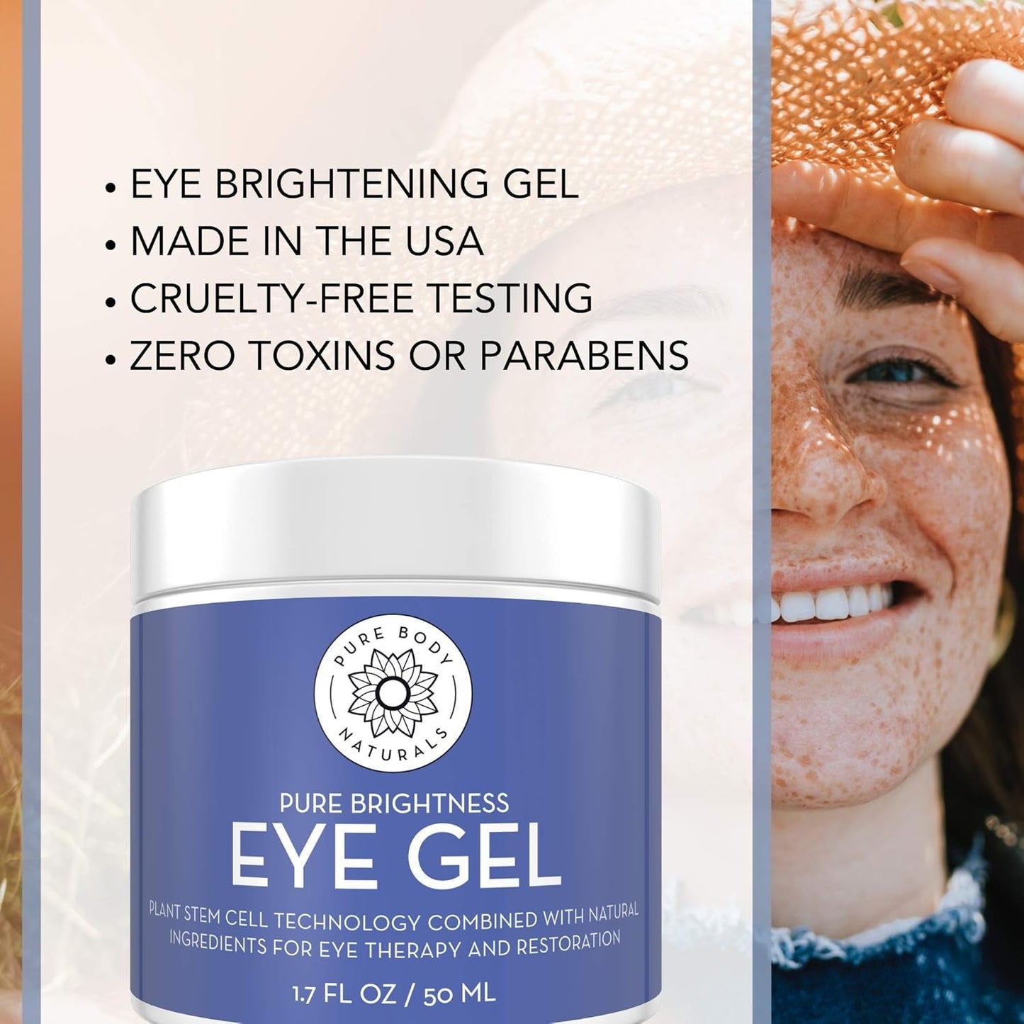 Natural Anti Aging Eye Cream Gel