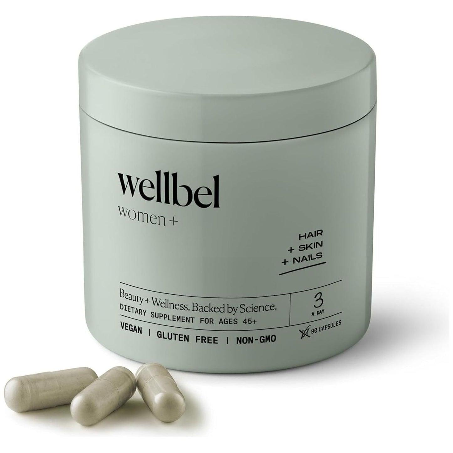 Natural Hair Skin Nails Vitamins for Women Over 40 - Mycosmeticslondon