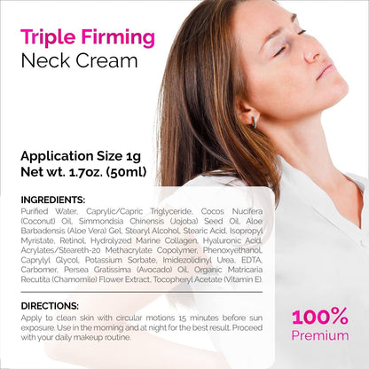 Firming Anti Aging Neck Cream with Retinol and Collagen