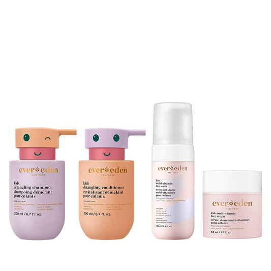 Natural Kids Face & Hair Care Kit for Sensitive Skin - Mycosmeticslondon