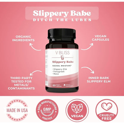 Natural Vaginal Dryness Relief Supplement - 60 Capsules