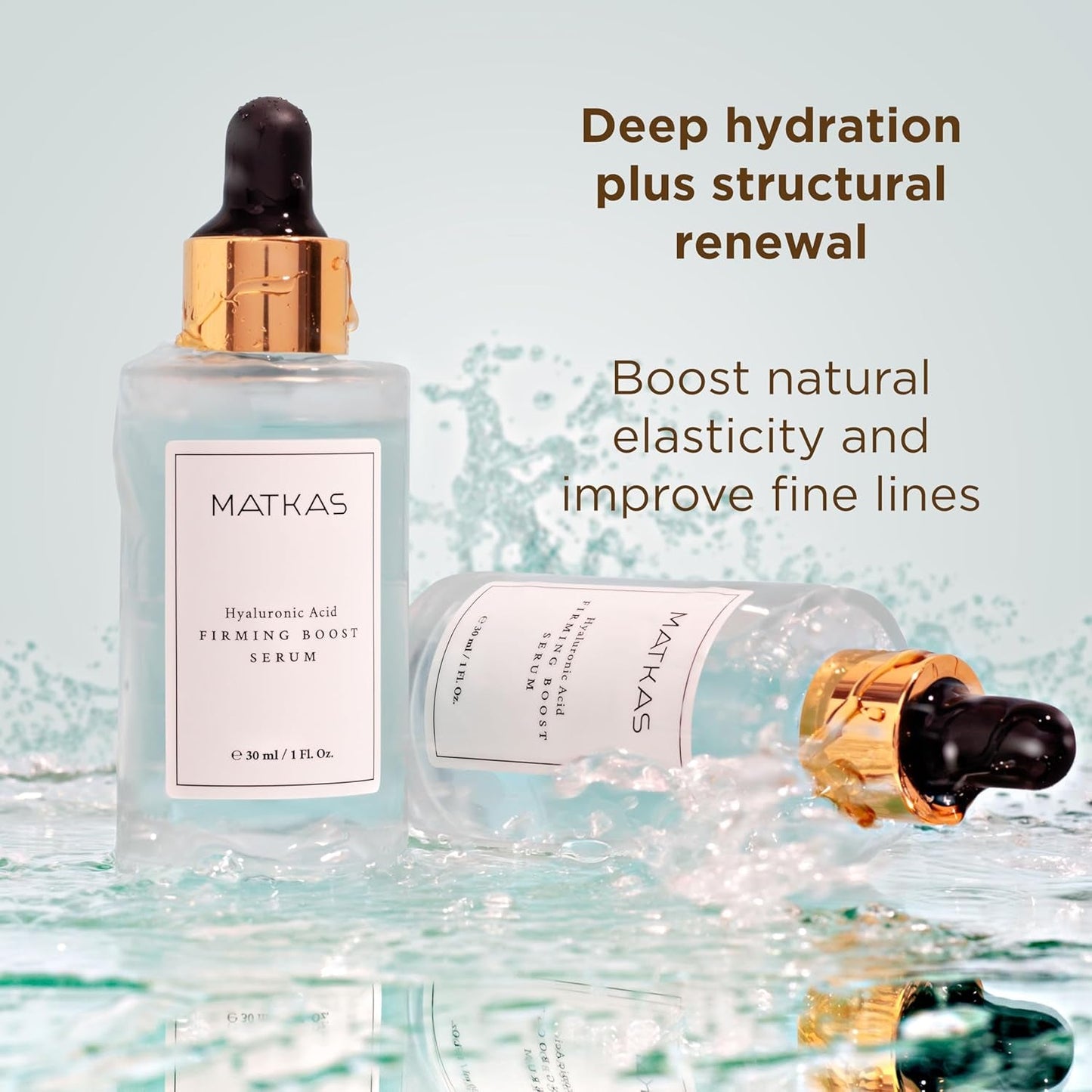Plumping Hyaluronic Face Serum for Glowing Skin