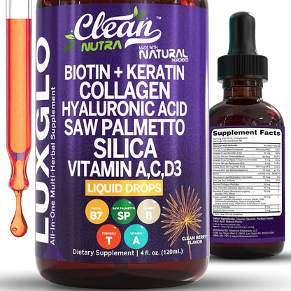 Natural Beauty Liquid Supplement for Hair Skin Nails - Mycosmeticslondon