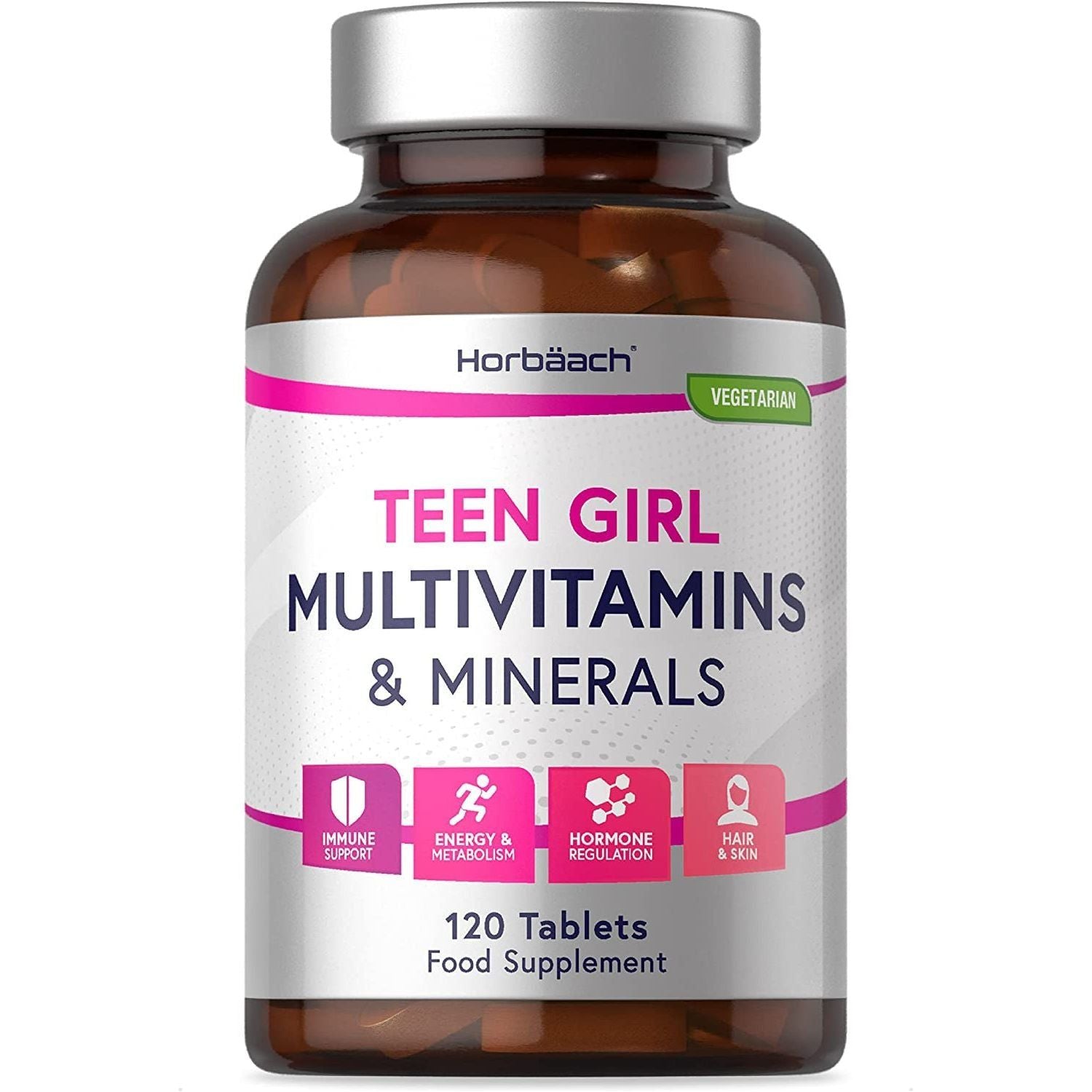 Essential Vitamins for Teen Girls - 120 Count - Mycosmeticslondon
