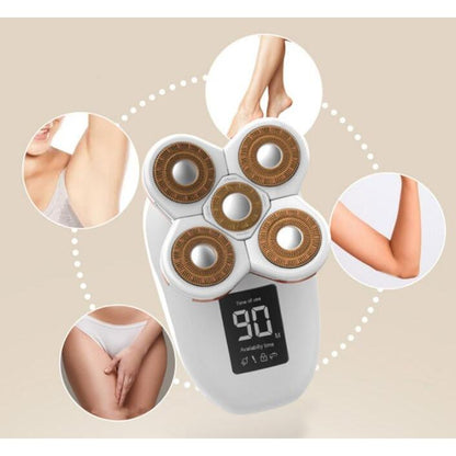 Womens Rechargeable Shaver Painless Hair Remover Tool