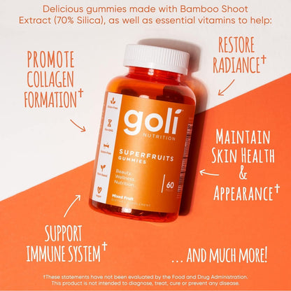 Vitality Gummies - 60 Count | Healthy Skin & Immune Boost