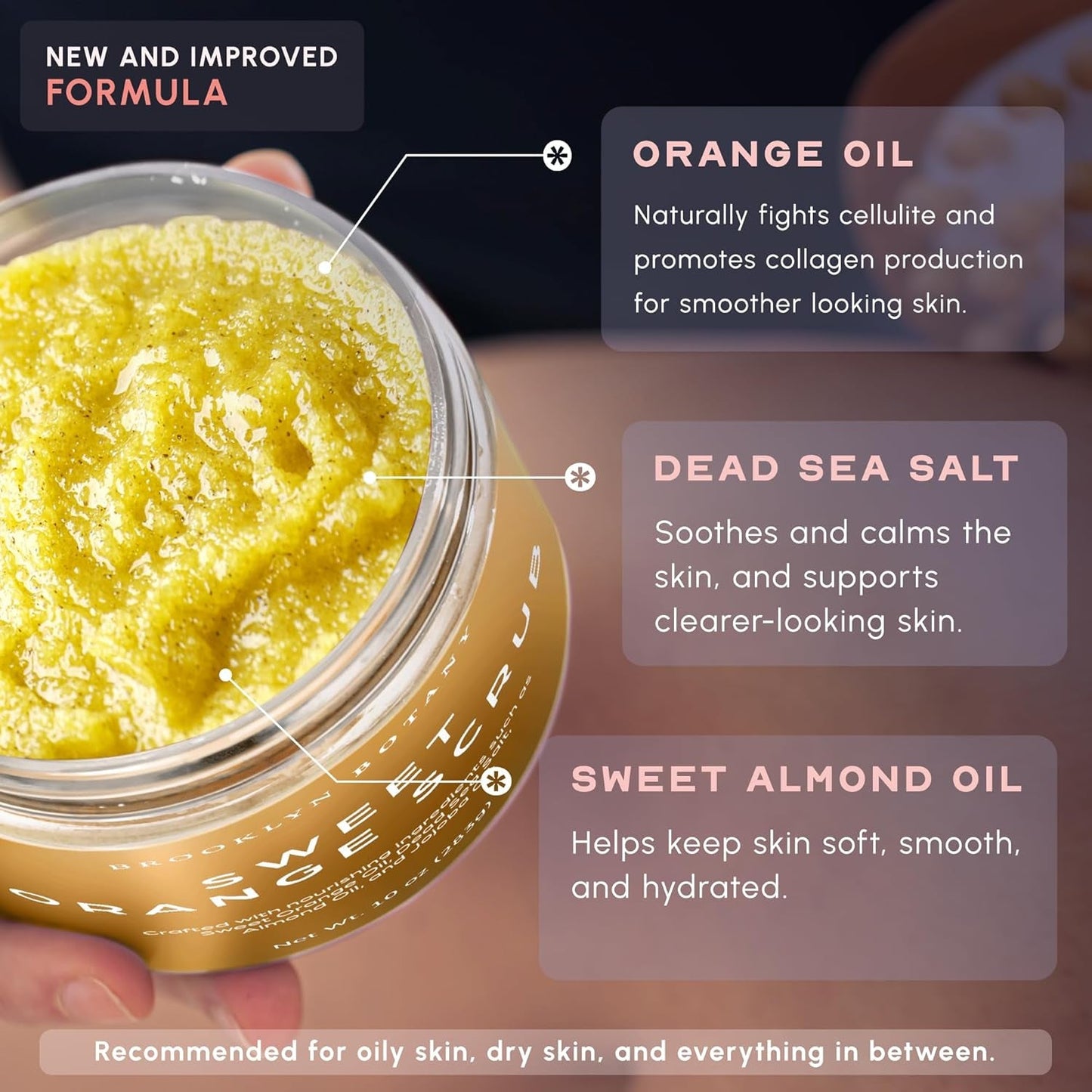 Natural Orange Exfoliating Body Scrub