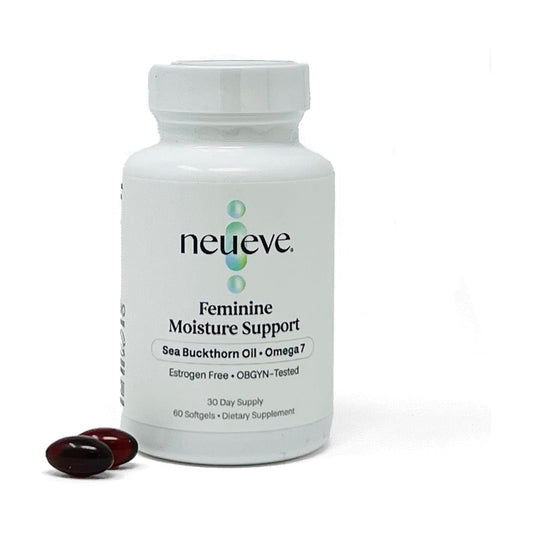 Natural Vaginal Dryness Relief Softgels with Omega-7 Oil - Mycosmeticslondon