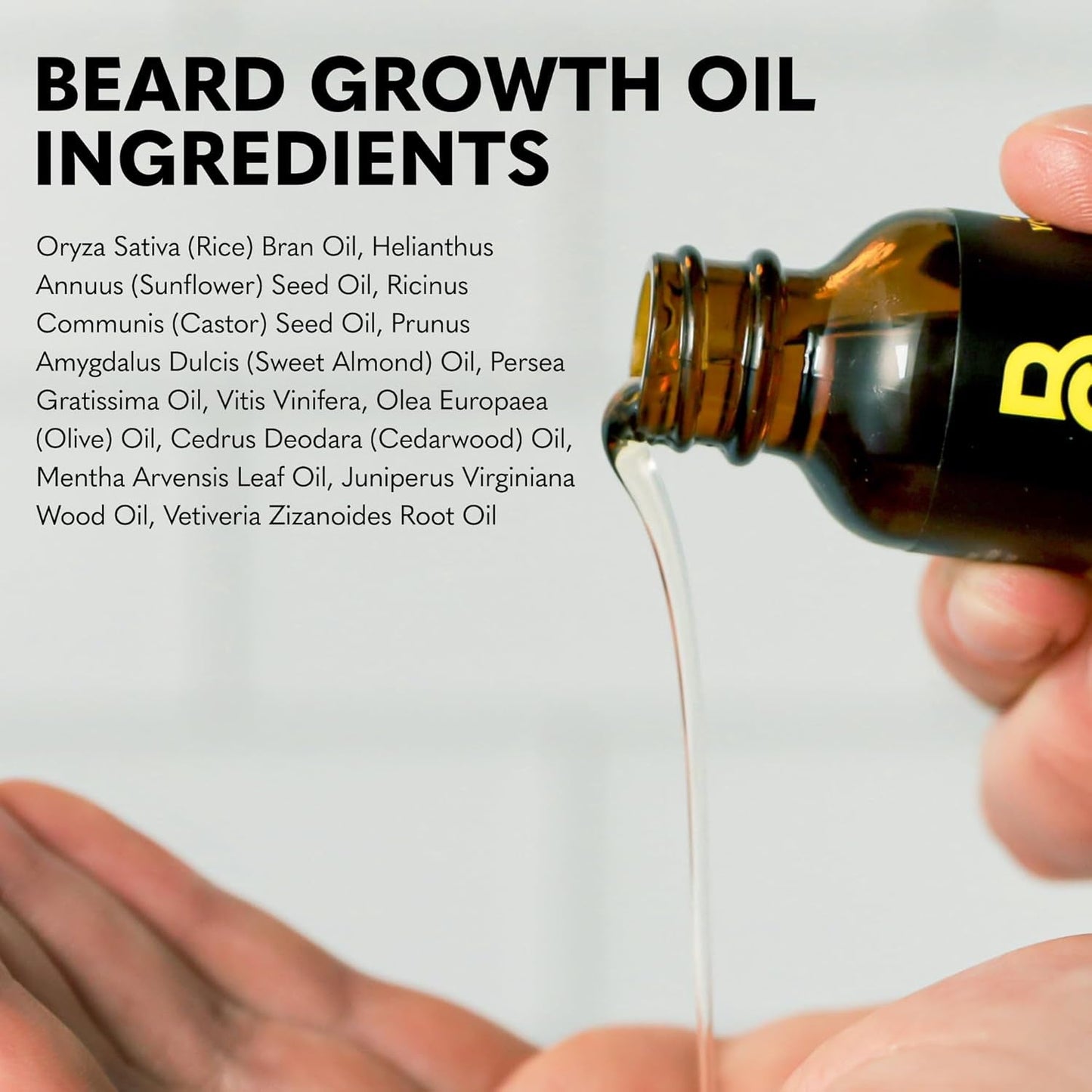 Natural Beard Care Kit - Beard Growth Set with Oil & Balm