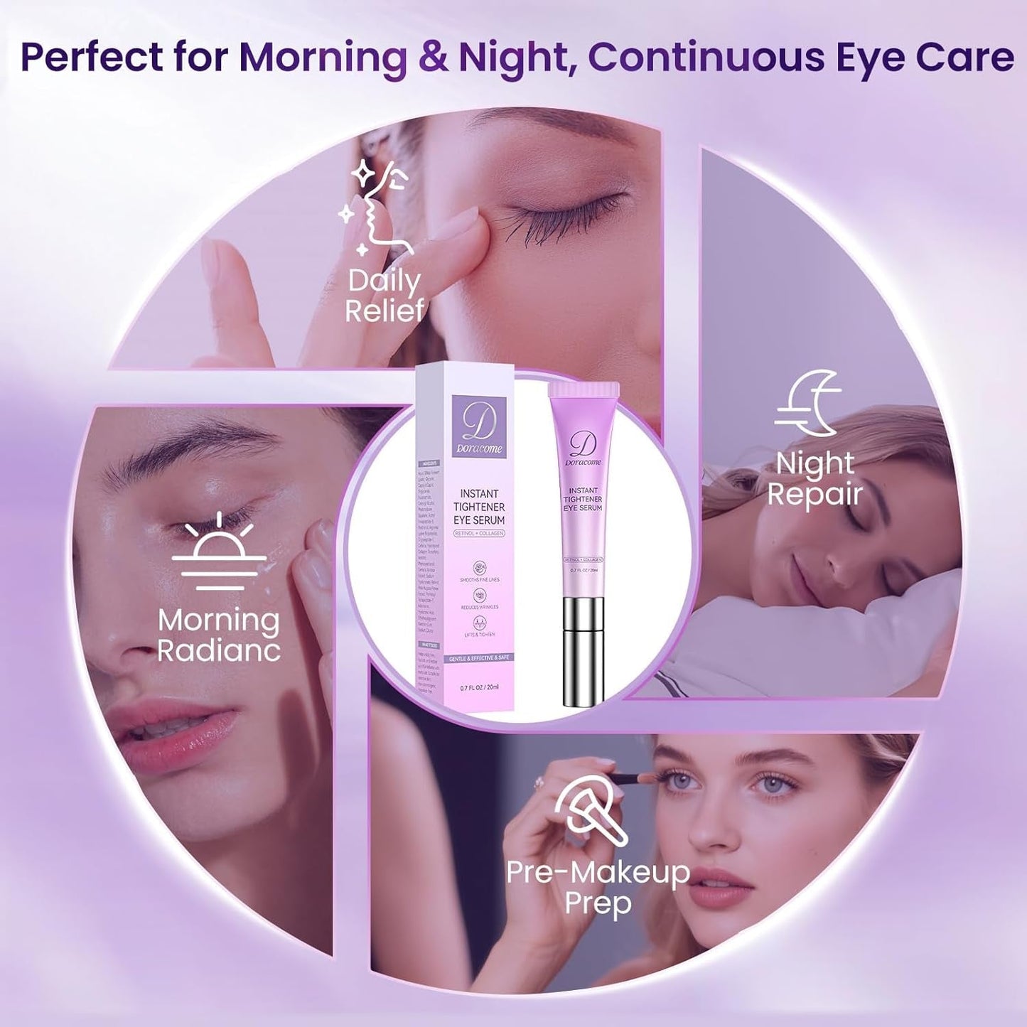 Anti Aging Eye Serum 20ml - Moisturizing Dark Circle Remover