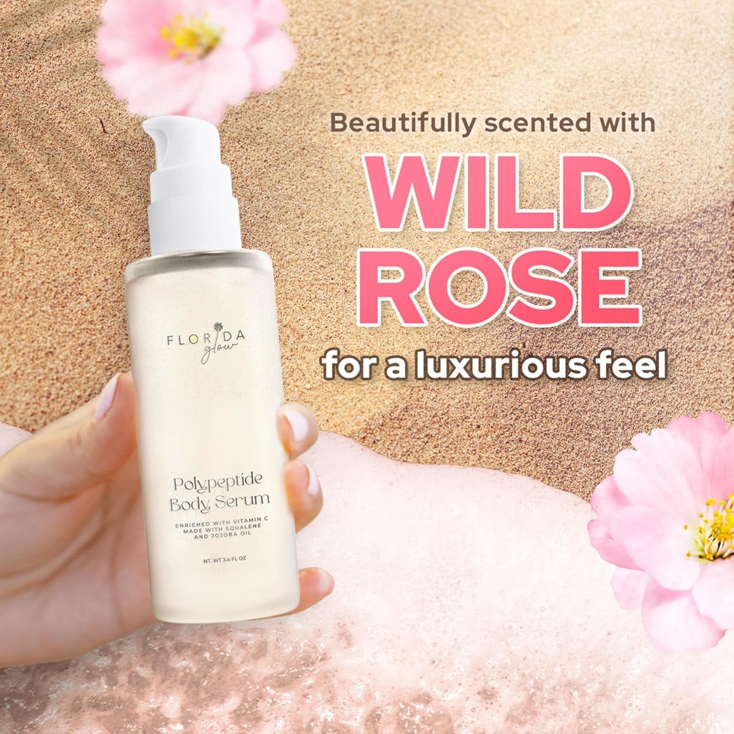 Nourishing Rose Body Serum - 100ml Hydrating Skin Oil