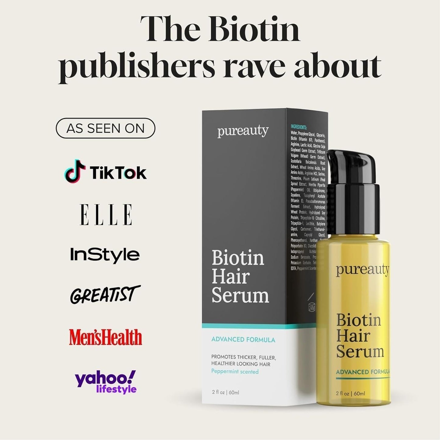 Nourishing Biotin Hair Regrowth Serum 60ml