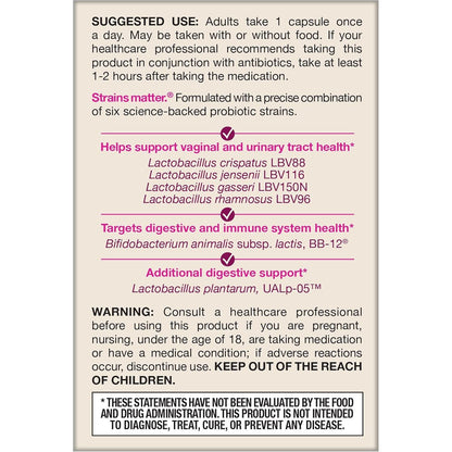 Women's 4-in-1 Probiotic Supplement Capsules