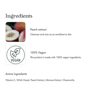 Gentle Peach Face Toner
