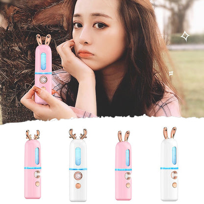 Portable Mini Facial Steamer with Cool Mist Spray