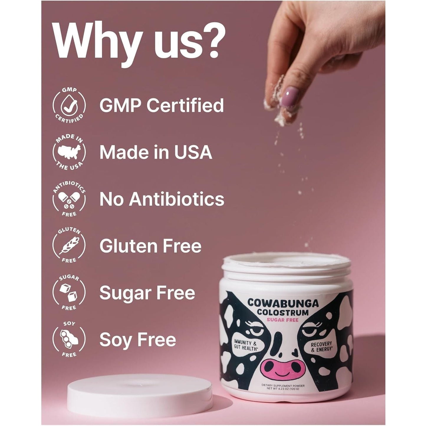Premium First Milking Colostrum Powder Supplement