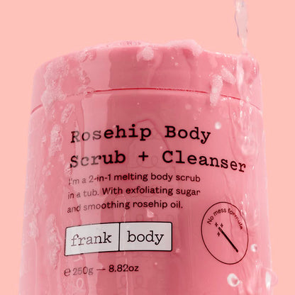 Natural Rosehip Exfoliating Body Wash for Smooth Skin