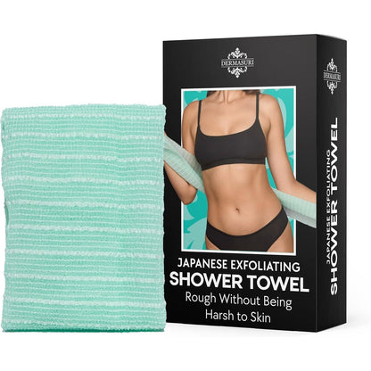 Exfoliating Shower Cloth 2 Pack  Gentle Deep Clean - Mycosmeticslondon