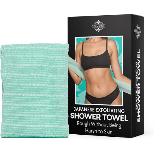 Exfoliating Shower Cloth 2 Pack  Gentle Deep Clean - Mycosmeticslondon