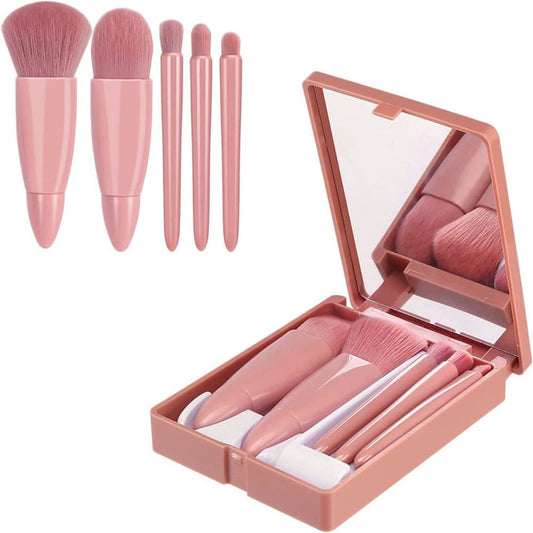 5PCS Soft Fluffy Mirror Makeup Brushes Set