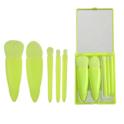 5PCS Soft Fluffy Mirror Makeup Brushes Set