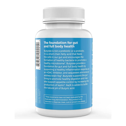 Natural Butyrate Capsules for Gut Health & Digestive Support