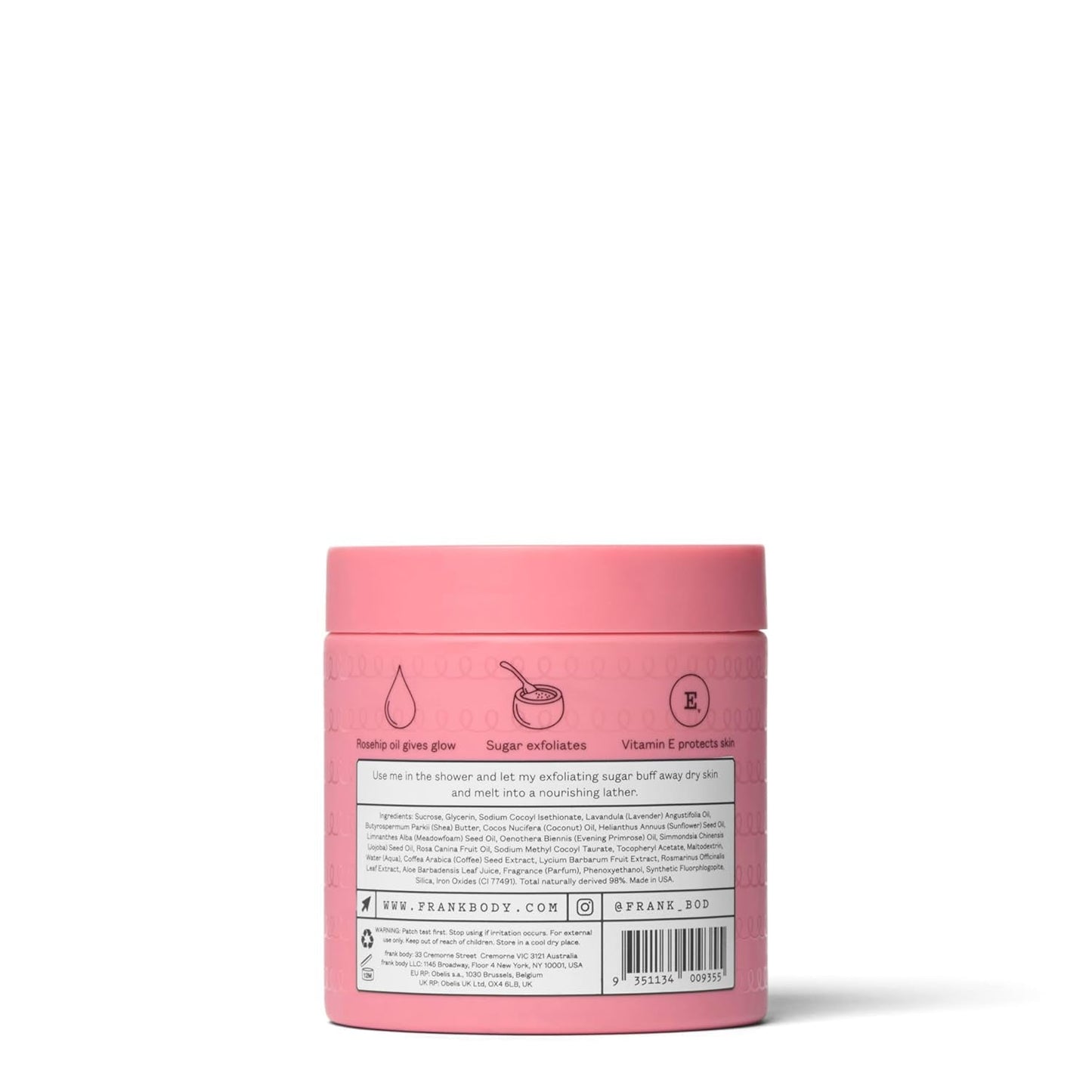 Natural Rosehip Exfoliating Body Wash for Smooth Skin