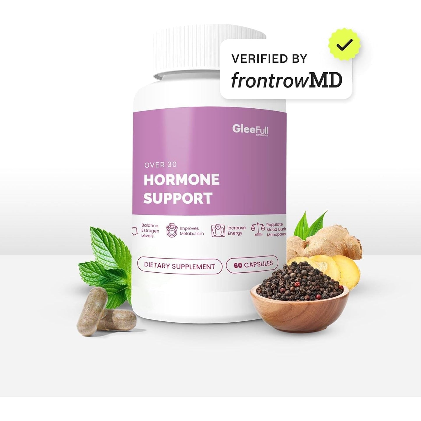 Natural Menopause Relief Supplement - 60 Capsules