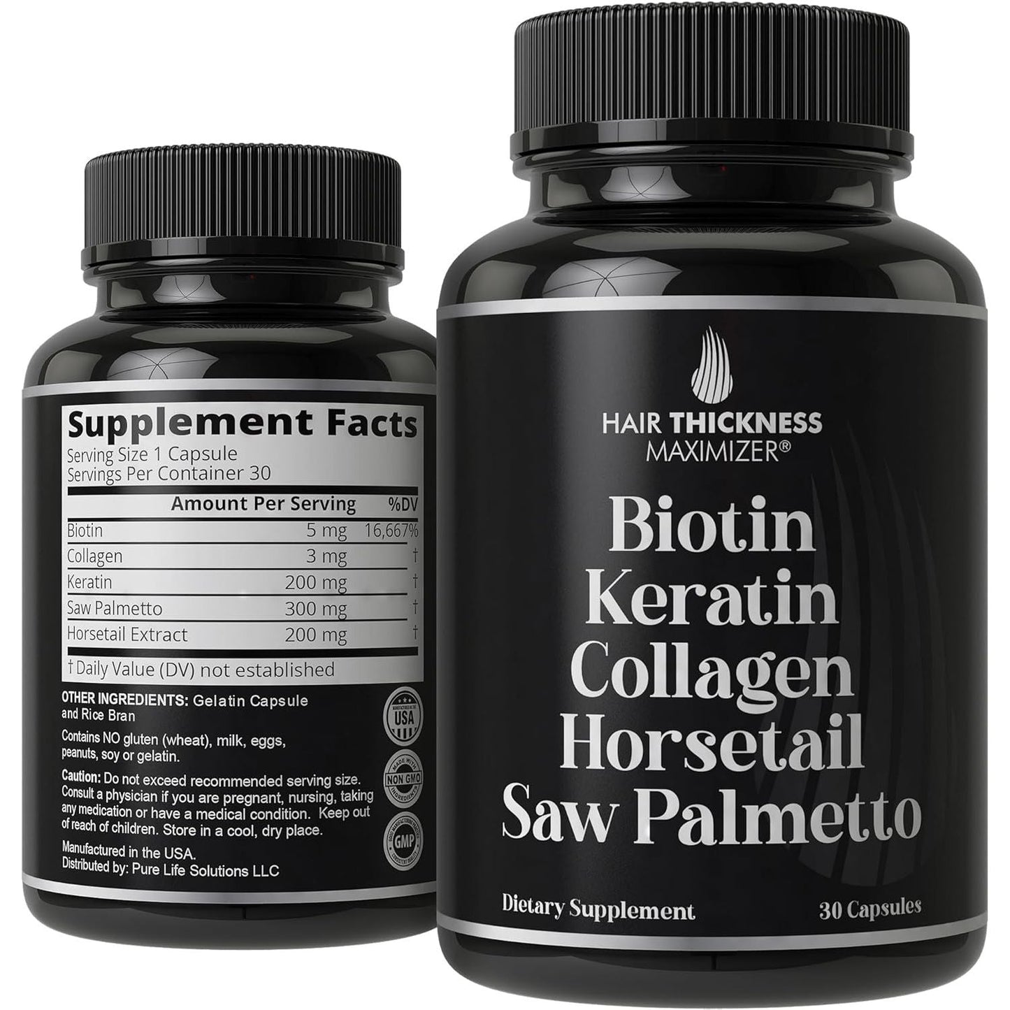 Thickening Hair Growth Supplement 30 Capsules