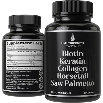 Thickening Hair Growth Supplement 30 Capsules