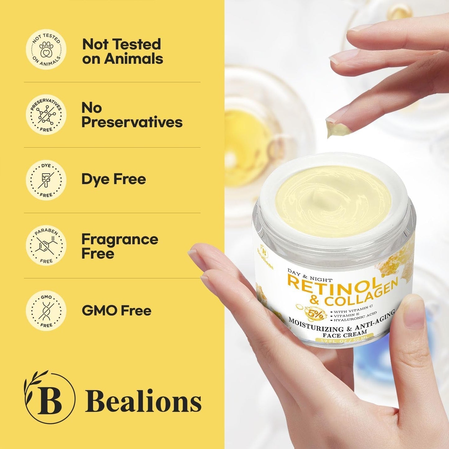Nourishing Retinol Collagen Face Moisturizer - Anti Aging Cream
