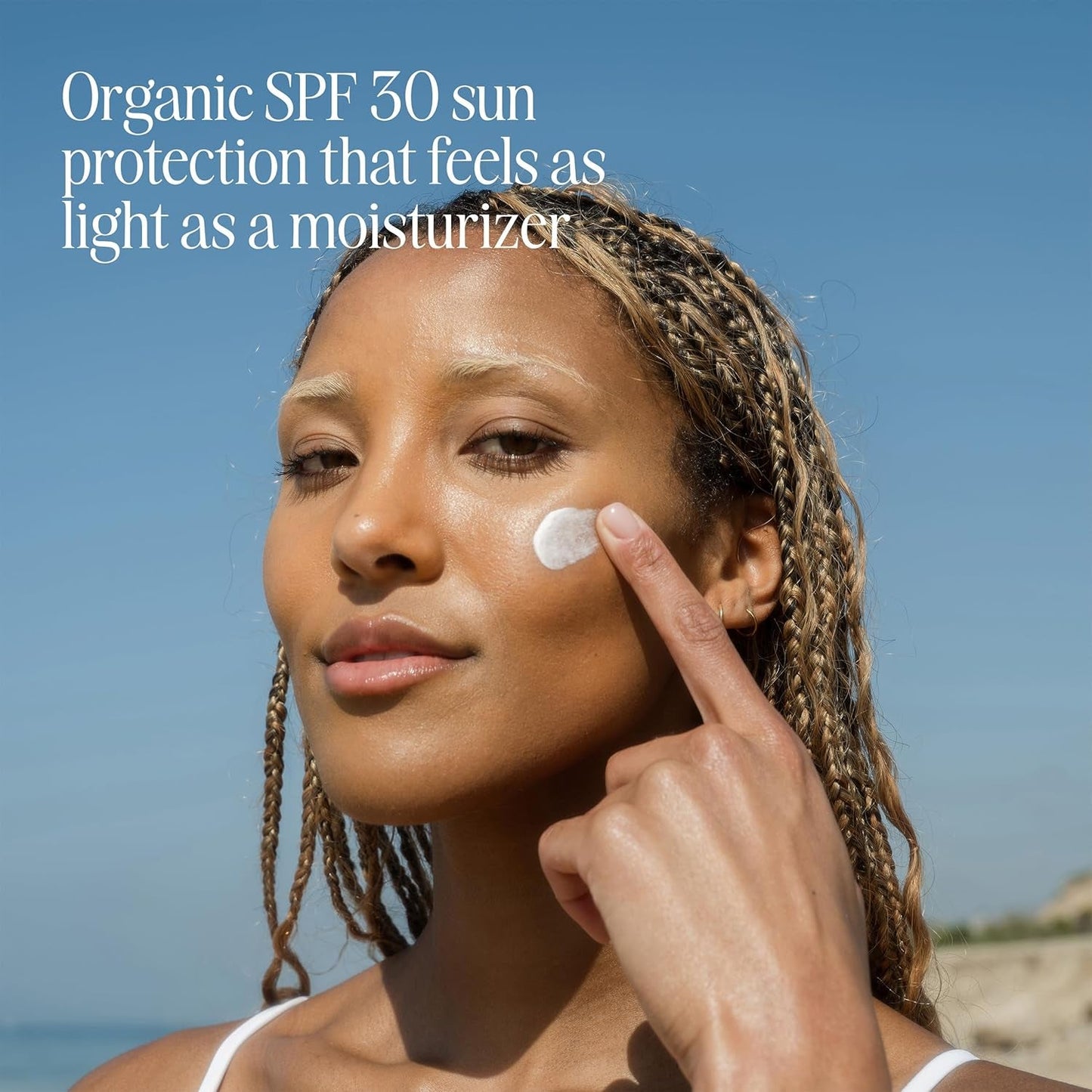 Natural Daily Face Sunscreen SPF 30 Moisturizing Cream