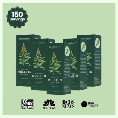 Natural Lung Cleanse Drops with Mullein & Chlorophyll